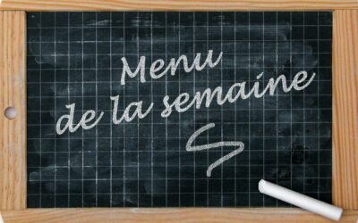 Menus de la semaine